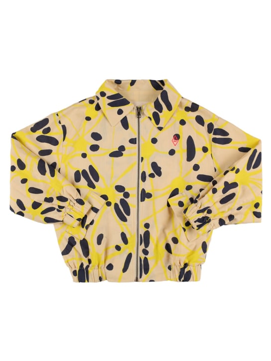 The Animals Observatory: Printed lined & cotton jacket - Multicolor - kids-girls_0 | Luisa Via Roma
