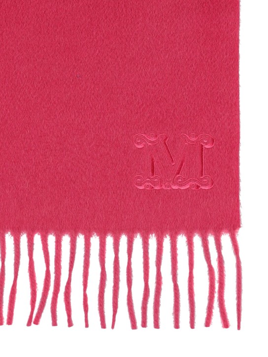 Max Mara: Dalia cashmere scarf - Lampone - women_1 | Luisa Via Roma