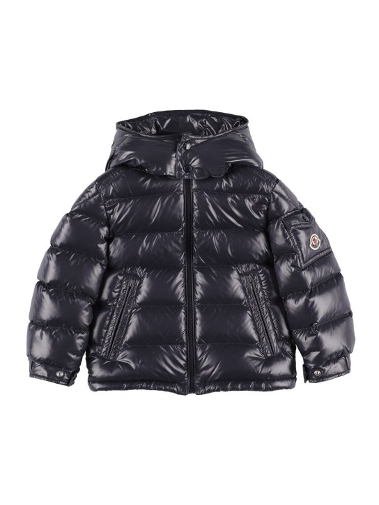 Moncler: New Maya 다운 재킷 - 네이비 - kids-boys_0 | Luisa Via Roma