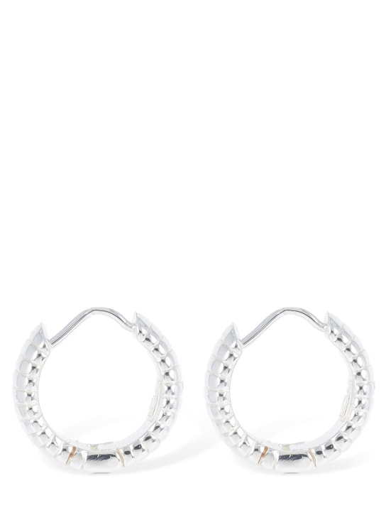 Federica Tosi: Cleo hoop earrings - Silver - women_1 | Luisa Via Roma