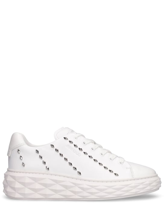 Jimmy Choo: Sneakers Diamond Light Maxi - V White/Silver - women_0 | Luisa Via Roma