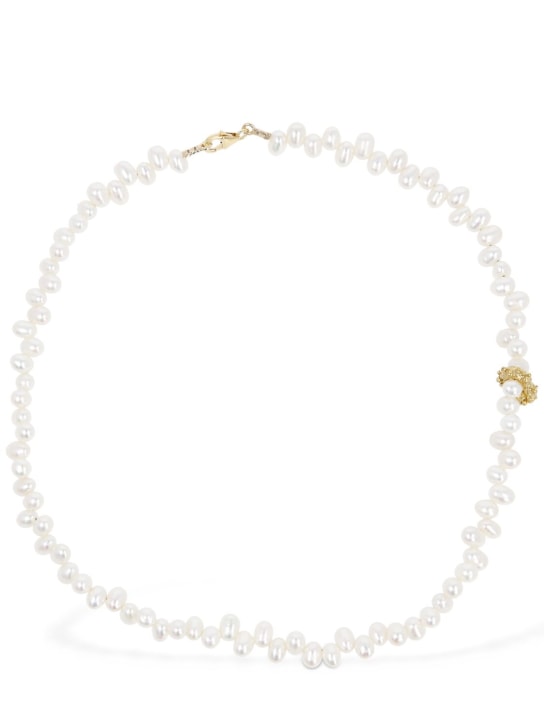 Alighieri: Gargantilla con perlas - Pearl/Gold - women_0 | Luisa Via Roma