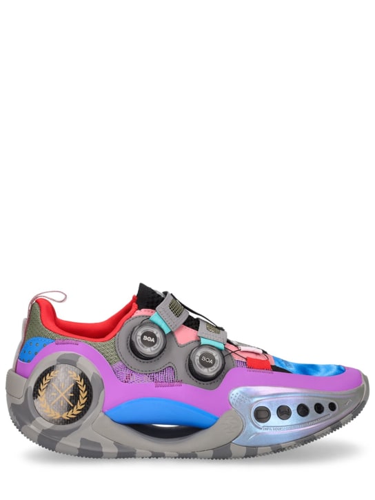 Li-Ning: Sneakers WOW 9 City Edition Xi'an - Gris/Púrpura - men_0 | Luisa Via Roma