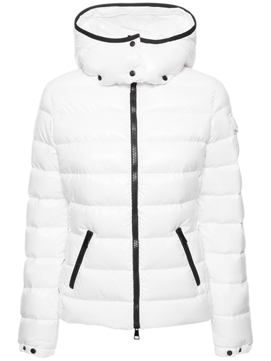 Moncler: Bady nylon down jacket - White - women_0 | Luisa Via Roma