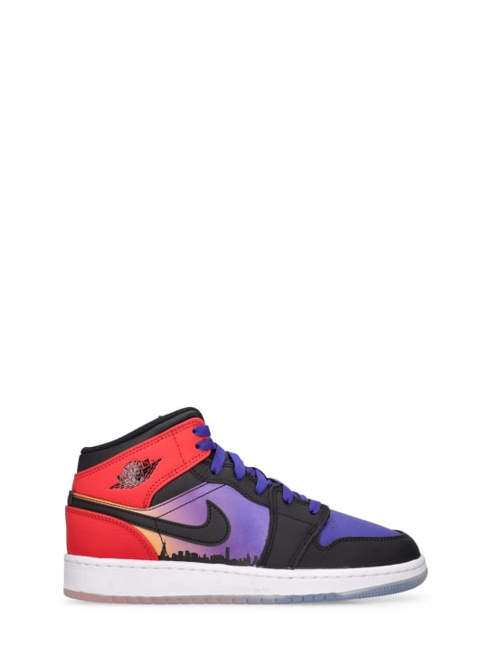 Nike: Sneakers Air Jordan 1 Mid - Concord/Black - kids-boys_0 | Luisa Via Roma