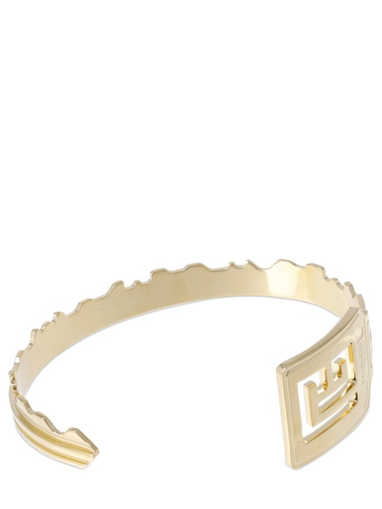 Balmain: Key cuff bracelet - Gold - men_1 | Luisa Via Roma