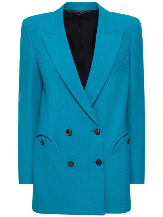 Blazé Milano: Cool & Easy Everyday wool blazer - Blue - women_0 | Luisa Via Roma