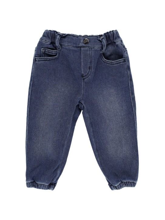Emporio Armani: Slim stretch denim jeans - Denim - kids-boys_0 | Luisa Via Roma