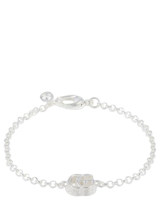 Gucci: GG Marmont silver bracelet - Silver - women_0 | Luisa Via Roma