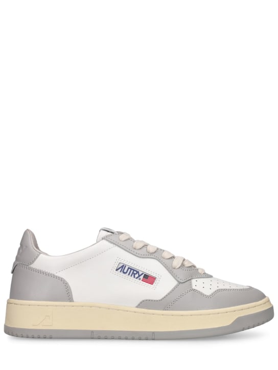 Autry: Sneakers Medalist bicolor - White Grey - men_0 | Luisa Via Roma