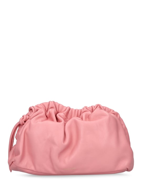 Mansur Gavriel: Mini Cloud leather clutch - Flamingo - women_0 | Luisa Via Roma