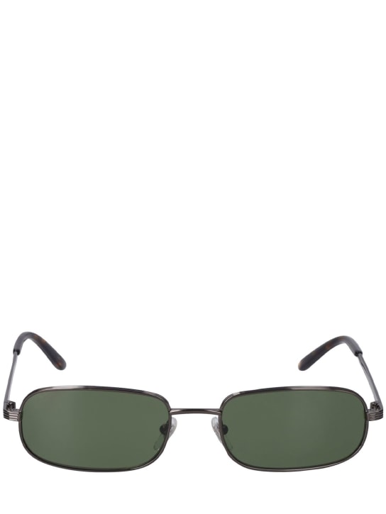 Gucci: GG1457S Rectangular metal sunglasses - men_0 | Luisa Via Roma