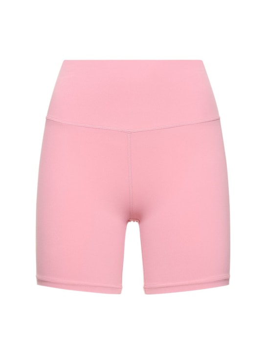 Splits59: Airweight high rise 6'' shorts - Pink - women_0 | Luisa Via Roma