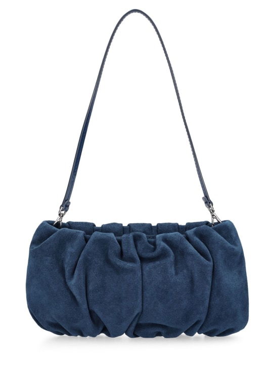 Staud: Bean embellished top handle bag - Ink Blue - women_0 | Luisa Via Roma