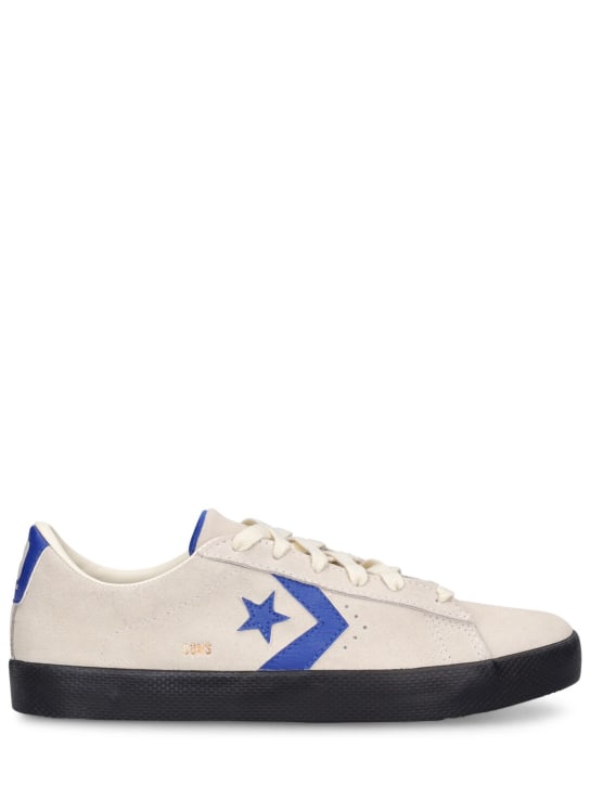 Converse: Sneakers Cons Vulc Pro - Egret/Blue - men_0 | Luisa Via Roma