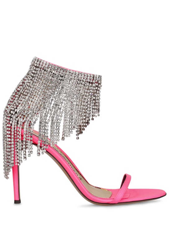 Alexandre Vauthier: 105mm Satin high heel sandals - Hot Pink - women_0 | Luisa Via Roma