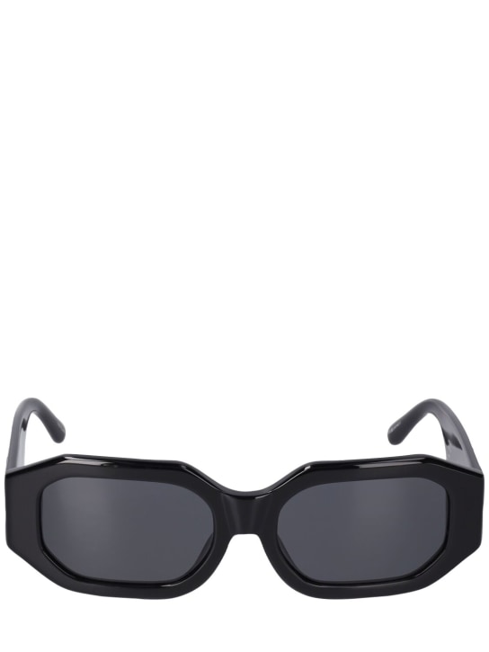 The Attico: Blake squared bio acetate sunglasses - Schwarz/Grau - women_0 | Luisa Via Roma