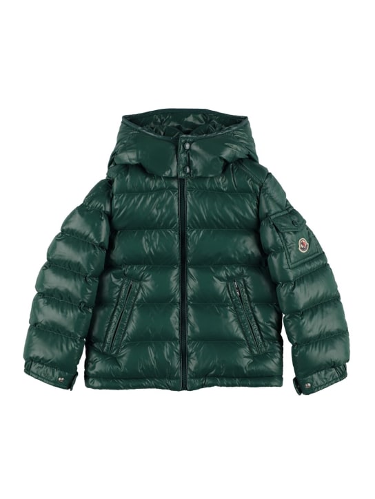 Moncler: New Maya down jacket - Dark Green - kids-girls_0 | Luisa Via Roma