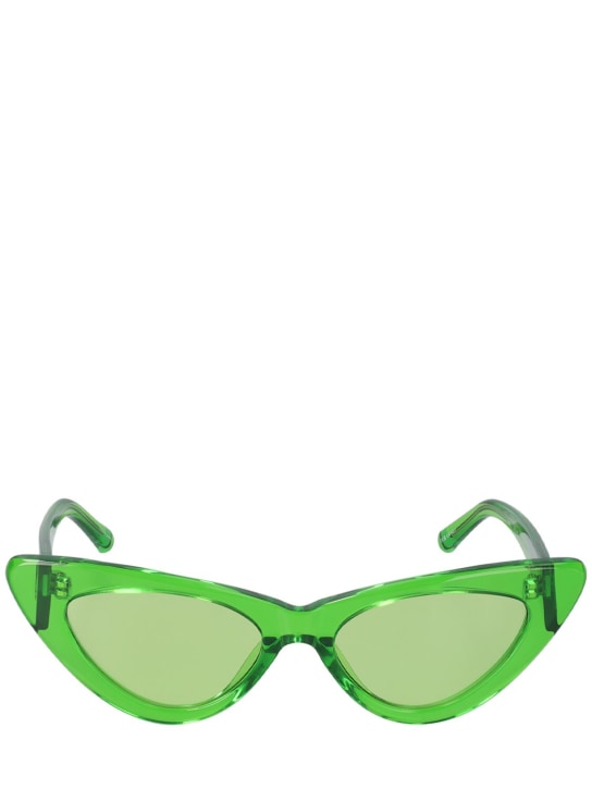 The Attico: Dora cat-eye acetate sunglasses - Grün - women_0 | Luisa Via Roma