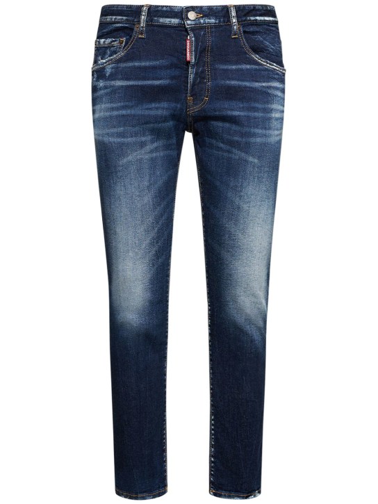Dsquared2: Jeans aus Stretch-Baumwolldenim „Skater“ - men_0 | Luisa Via Roma