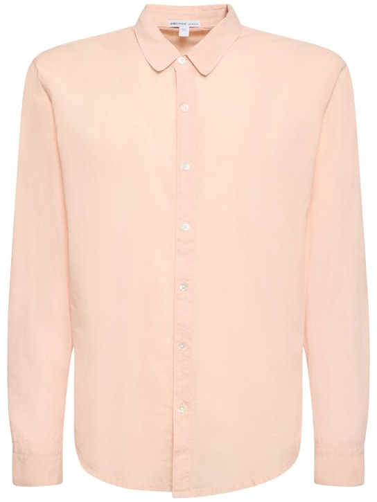 James Perse: Lightweight cotton shirt - Pink - men_0 | Luisa Via Roma