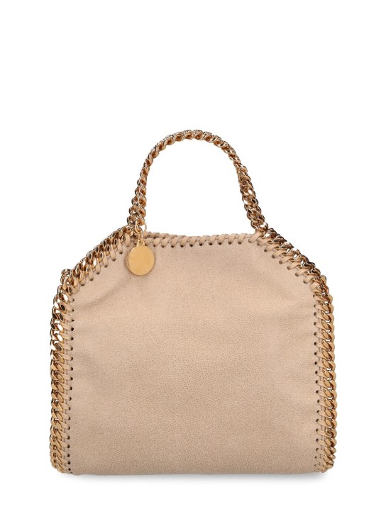 Stella McCartney: Tiny Falabella faux leather tote bag - Butter Cream - women_0 | Luisa Via Roma