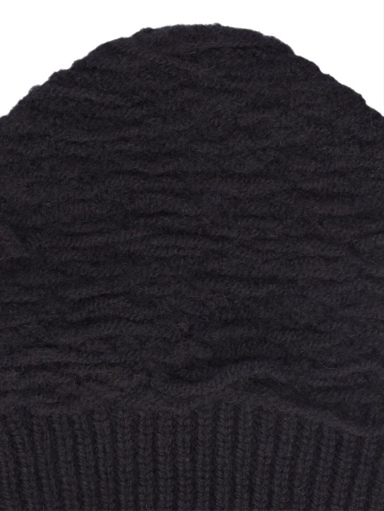 Dries Van Noten: Mex wool hat - Black - men_1 | Luisa Via Roma