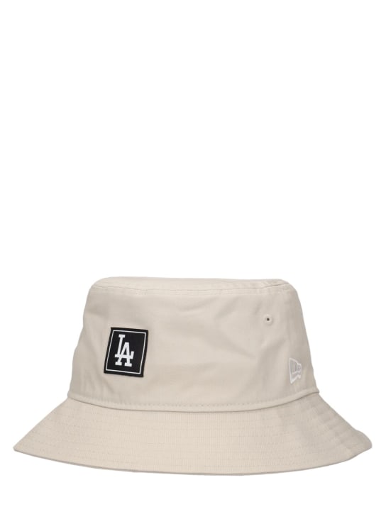 New Era: LA Dodgers tapered bucket hat - White/Black - men_1 | Luisa Via Roma