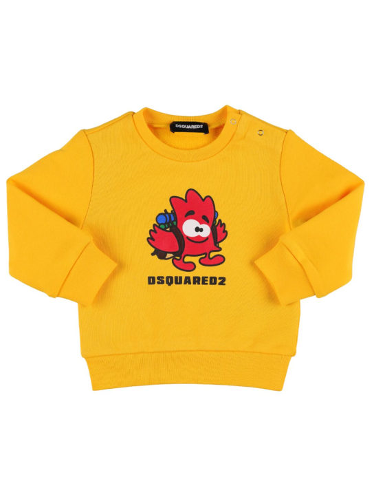 Dsquared2: Bedrucktes Sweatshirt aus Baumwolle - kids-girls_0 | Luisa Via Roma