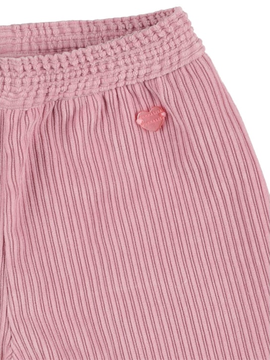 Monnalisa: Corduroy pants - Pink - kids-girls_1 | Luisa Via Roma