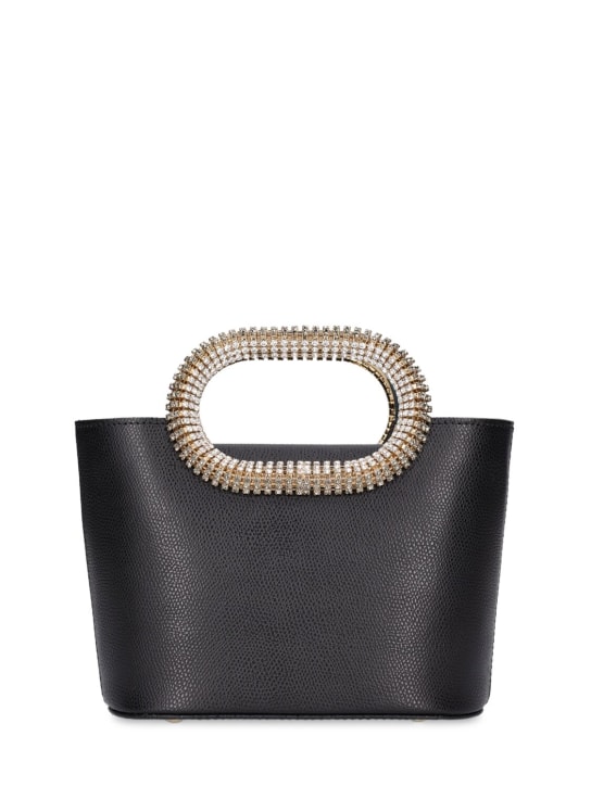Rosantica: Anita leather top handle bag - Black - women_0 | Luisa Via Roma