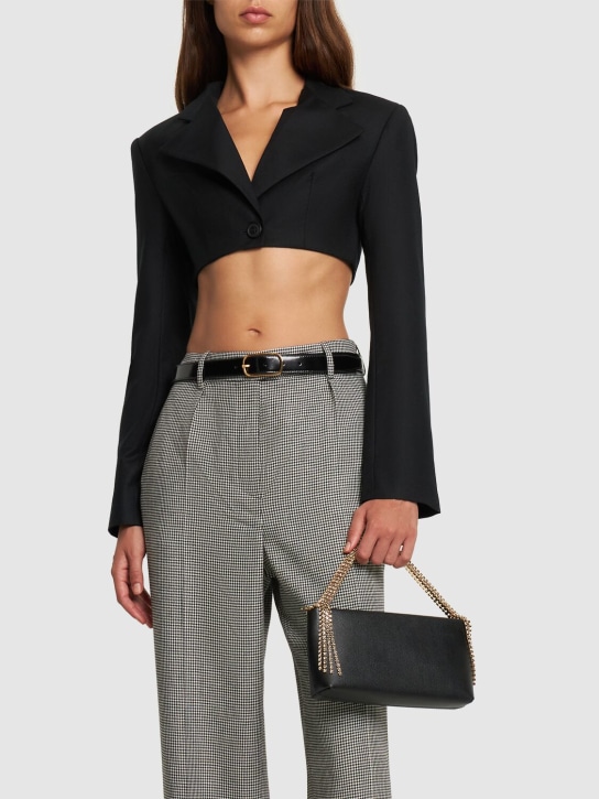 Rosantica: Annabella leather top handle bag - Black - women_1 | Luisa Via Roma