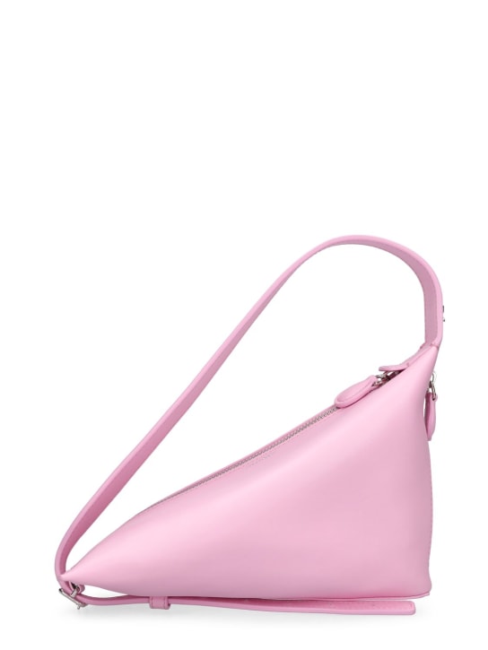 Courreges: The One leather shoulder bag - Candy Pink - women_0 | Luisa Via Roma