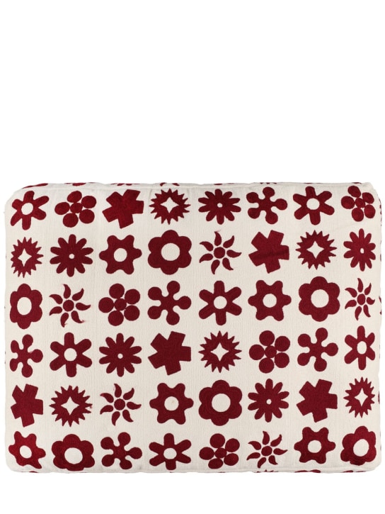Dusen Dusen: Wingdings embroidered dog bed - Weiß - women_0 | Luisa Via Roma