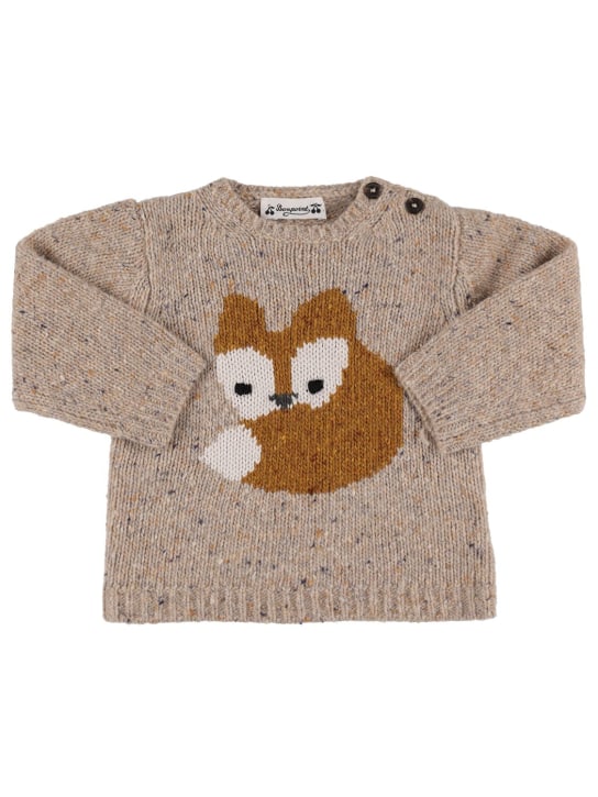 Bonpoint: Blumaro wool blend sweater - Muticolor - kids-girls_0 | Luisa Via Roma