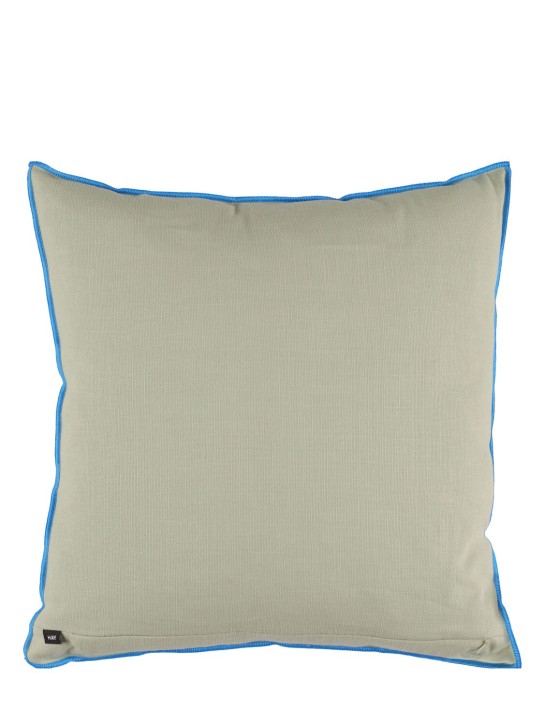 HAY: Outline linen & cotton cushion - Grey - ecraft_1 | Luisa Via Roma