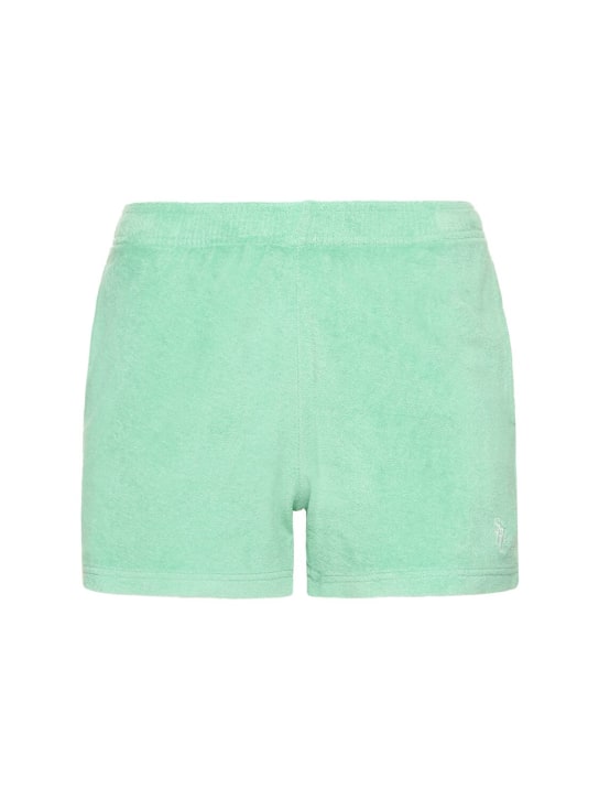 Sporty & Rich: SRC cotton terry shorts - women_0 | Luisa Via Roma