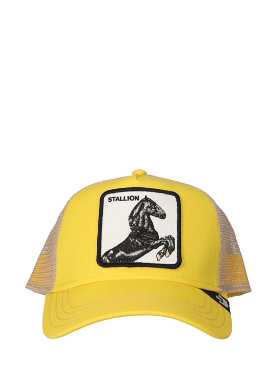 Goorin Bros: The Stallion trucker hat w/patch - Yellow - women_0 | Luisa Via Roma