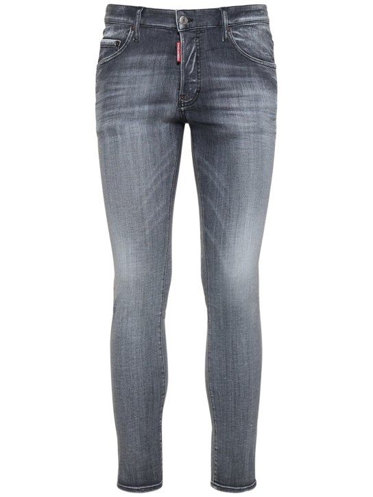 Dsquared2: Super Twinky cotton denim jeans - men_0 | Luisa Via Roma