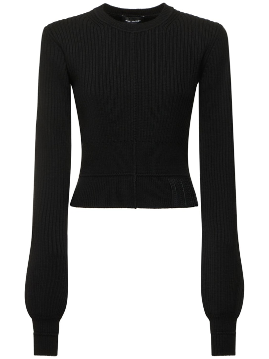 Marc Jacobs: Femme 크루넥 스웨터 - 블랙 - women_0 | Luisa Via Roma