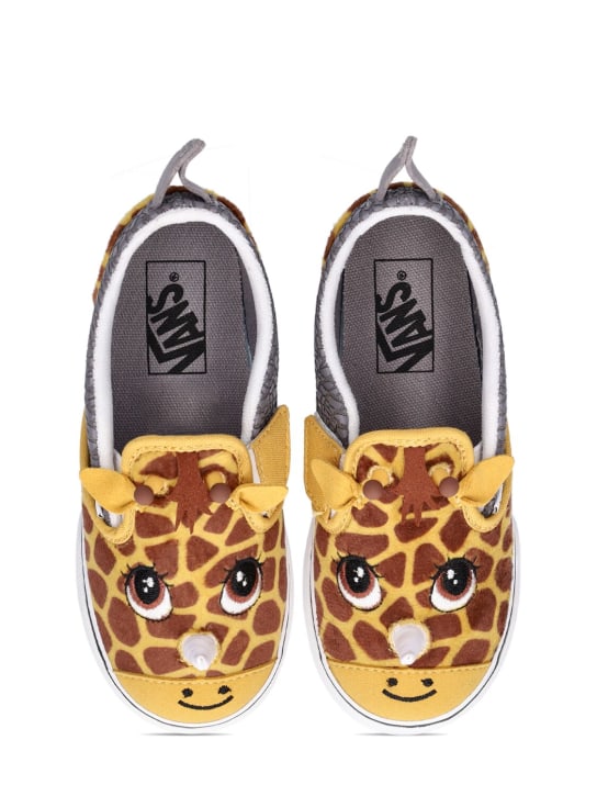 Vans: Sneakers slip-on Rhinoceros - Marrone/Grigio - kids-girls_1 | Luisa Via Roma