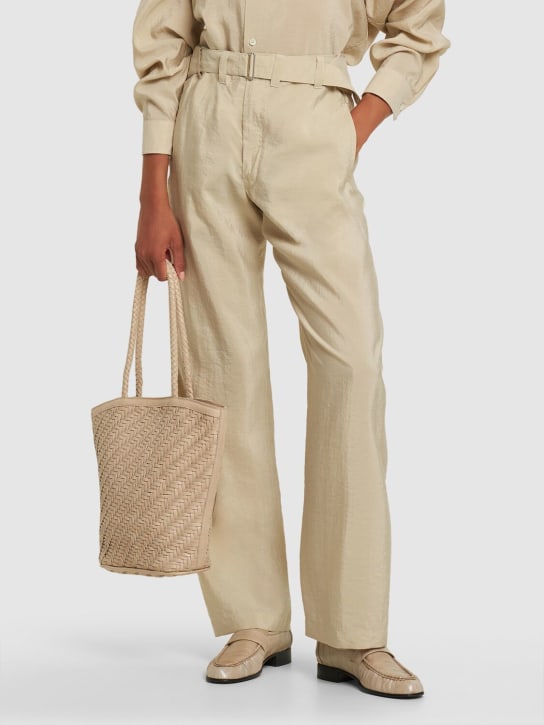 Bembien: Jeanne leather bag - Cream - women_1 | Luisa Via Roma