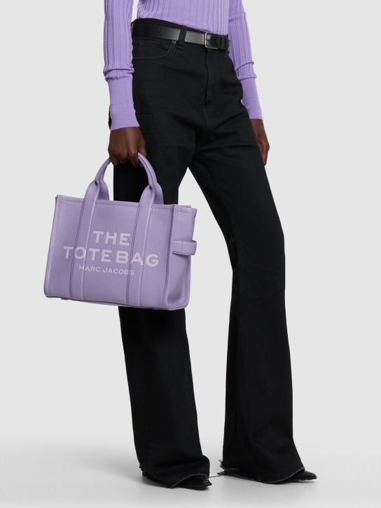 Marc Jacobs: The Medium Tote leather bag - Lavender - men_1 | Luisa Via Roma