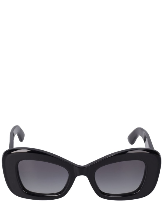 Alexander McQueen: AM0434S acetate sunglasses - Black - women_0 | Luisa Via Roma