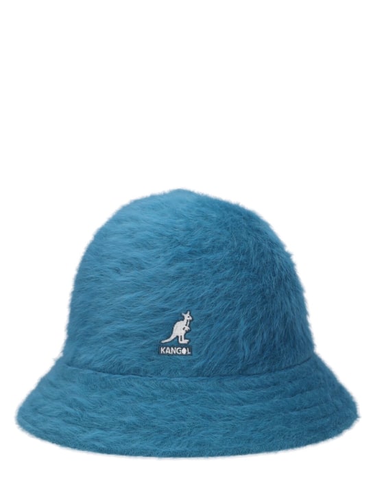 Kangol: Furgora casual angora blend bucket hat - Teal - men_0 | Luisa Via Roma