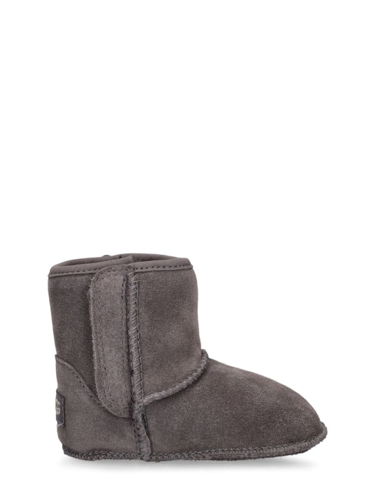 Ugg: Baby Classic shearling boots - Grey - kids-boys_0 | Luisa Via Roma