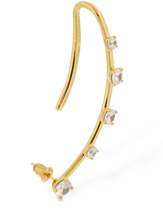 Panconesi: Constellation arch cuff mono earring - Gold/Crystal - women_1 | Luisa Via Roma