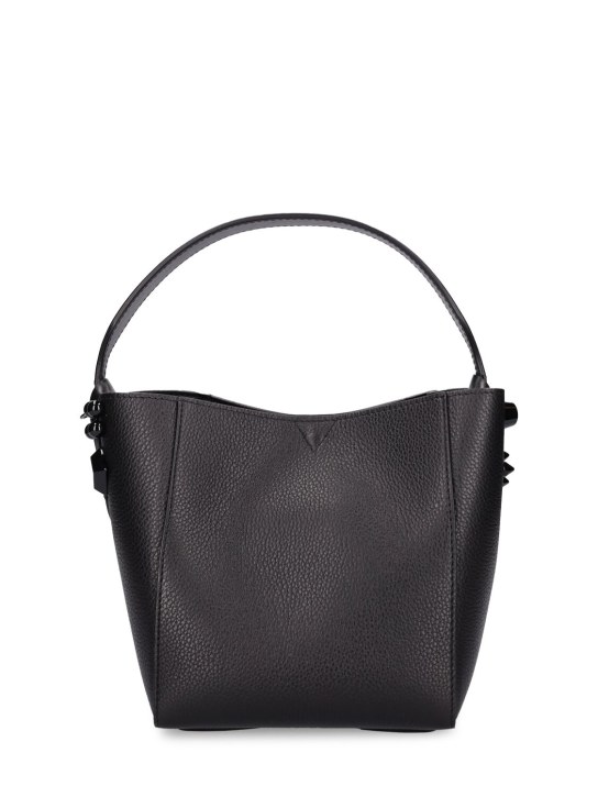Christian Louboutin: Mini Cabachic leather bucket bag - Black - women_0 | Luisa Via Roma