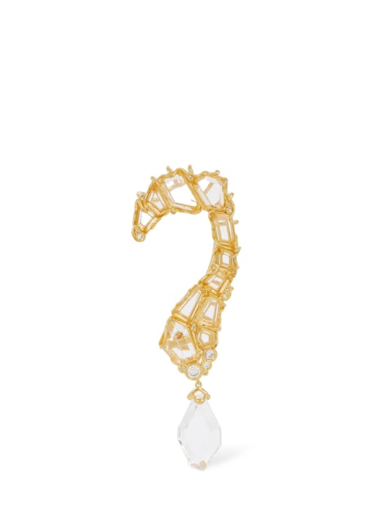 Zimmermann: Crystal & quartz ear cuff - Gold/Klar - women_0 | Luisa Via Roma