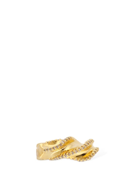 Zimmermann: Paint Stroke crystal ear cuff - Gold/Kristall - women_0 | Luisa Via Roma
